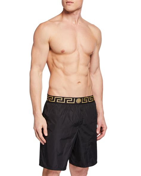 versace men's swim trunks.